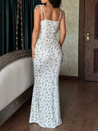 Women Floral Print Bodycon Sexy Fashion Dress shein