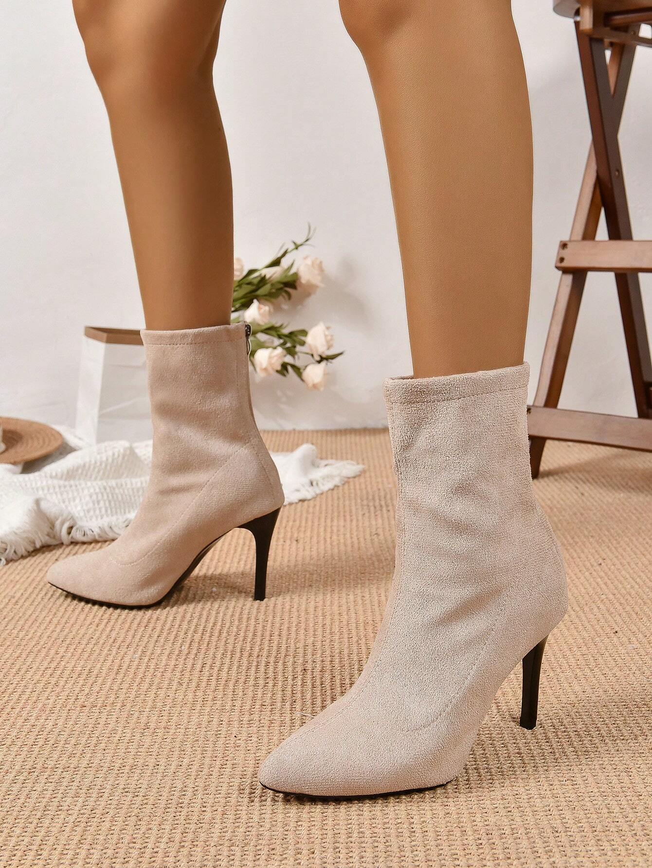 Women's Ankle Boots In British Style shein