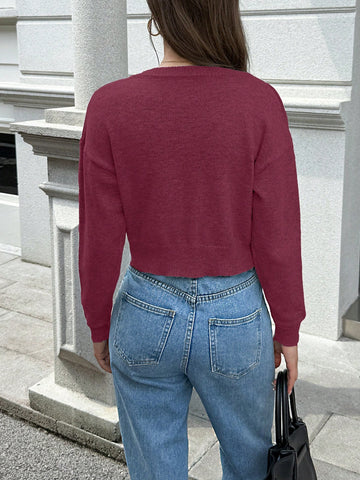 Elegant Heavyweight Knit Cardigan