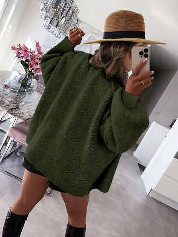 Women's Casual Loose Cream Yellow Homecoming Basic Cardigan Sweater