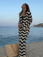 Elegant Minimalist Textured Dress shein