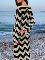 Elegant Minimalist Textured Dress shein