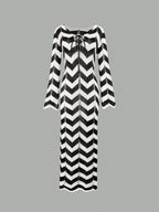 Elegant Minimalist Textured Dress shein
