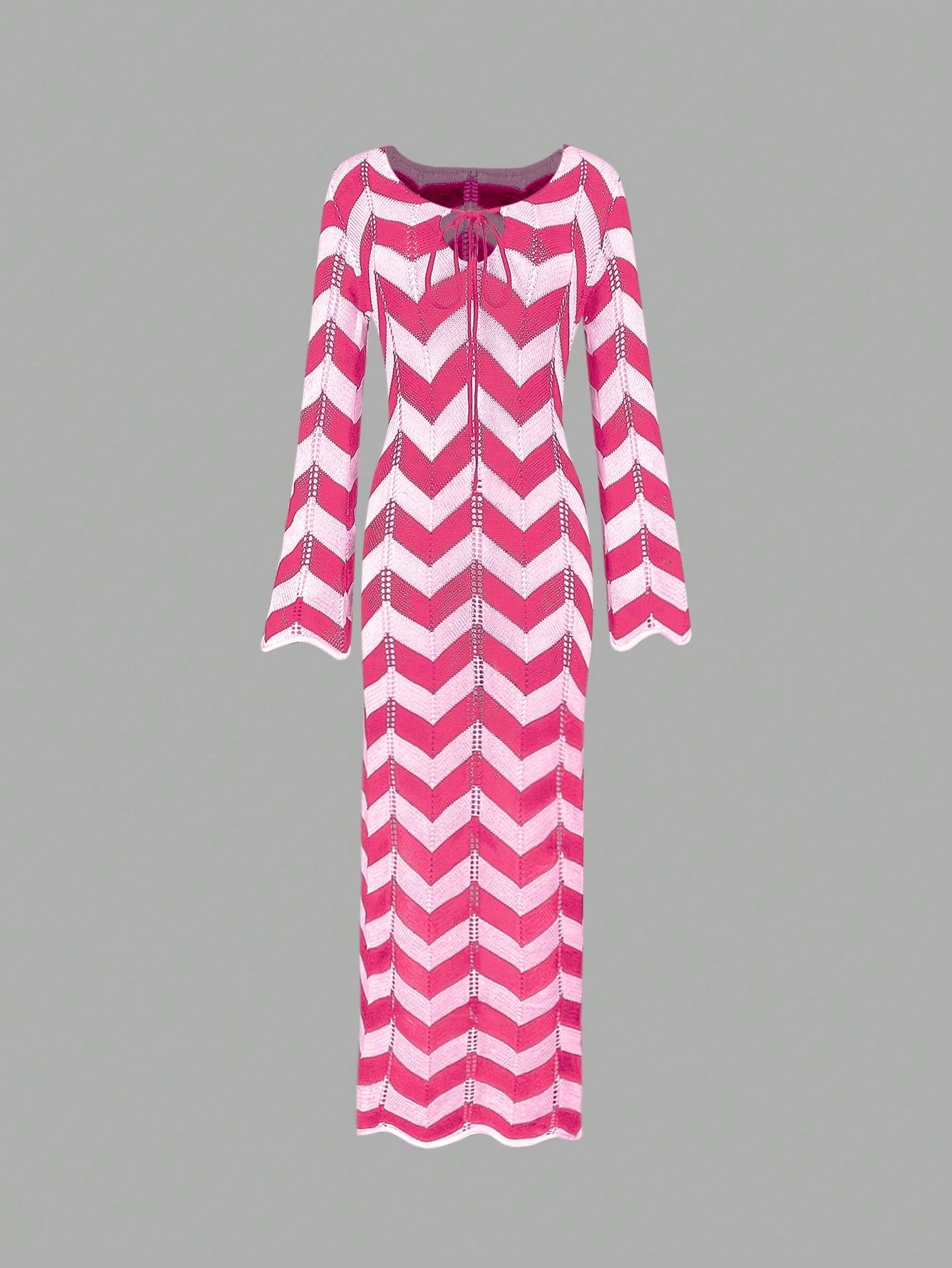 Elegant Minimalist Textured Dress shein