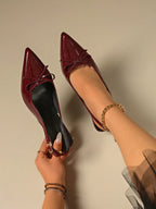 Elegant Pointed Toe Bowknot Stiletto High Heel Sandals