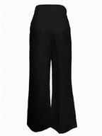 Women's Fashionable High-Waisted Straight Leg Casual Pants
