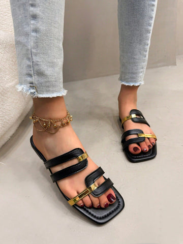 Women's Flat Slide Sandals