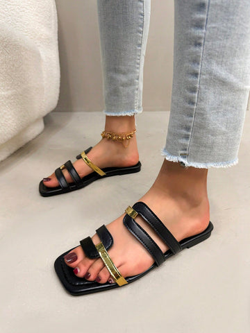Women's Flat Slide Sandals