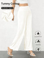 Women's High Waist Straight Leg Pants
