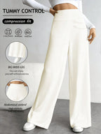 Women's High Waist Straight Leg Pants