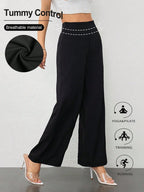 Women's High Waist Straight Leg Pants
