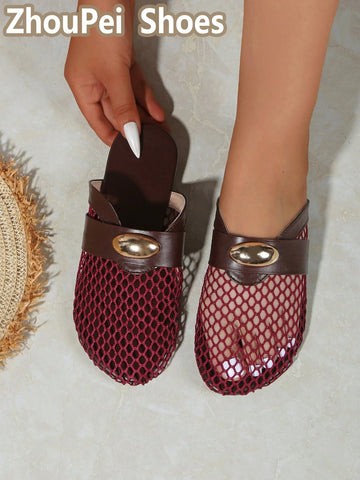 Women's Summer Lace Hollow Flat Shoes