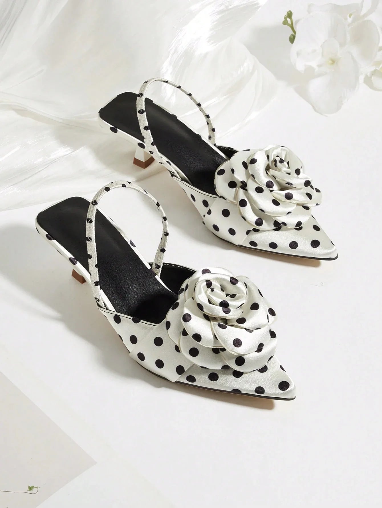 Women's Pointed Toe Elegant High Heel shein