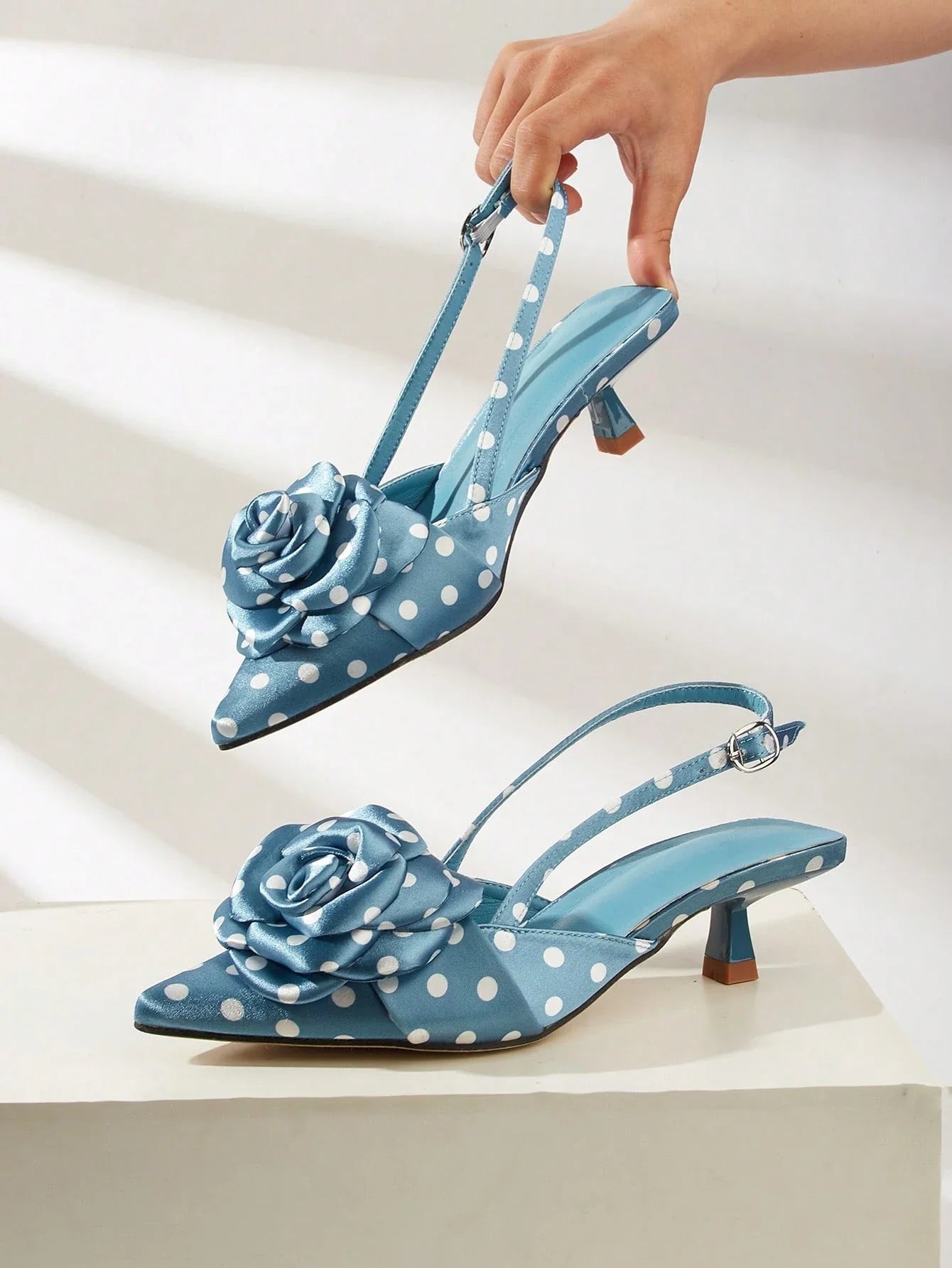 Women's Pointed Toe Elegant High Heel shein