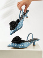Women's Pointed Toe Elegant High Heel shein