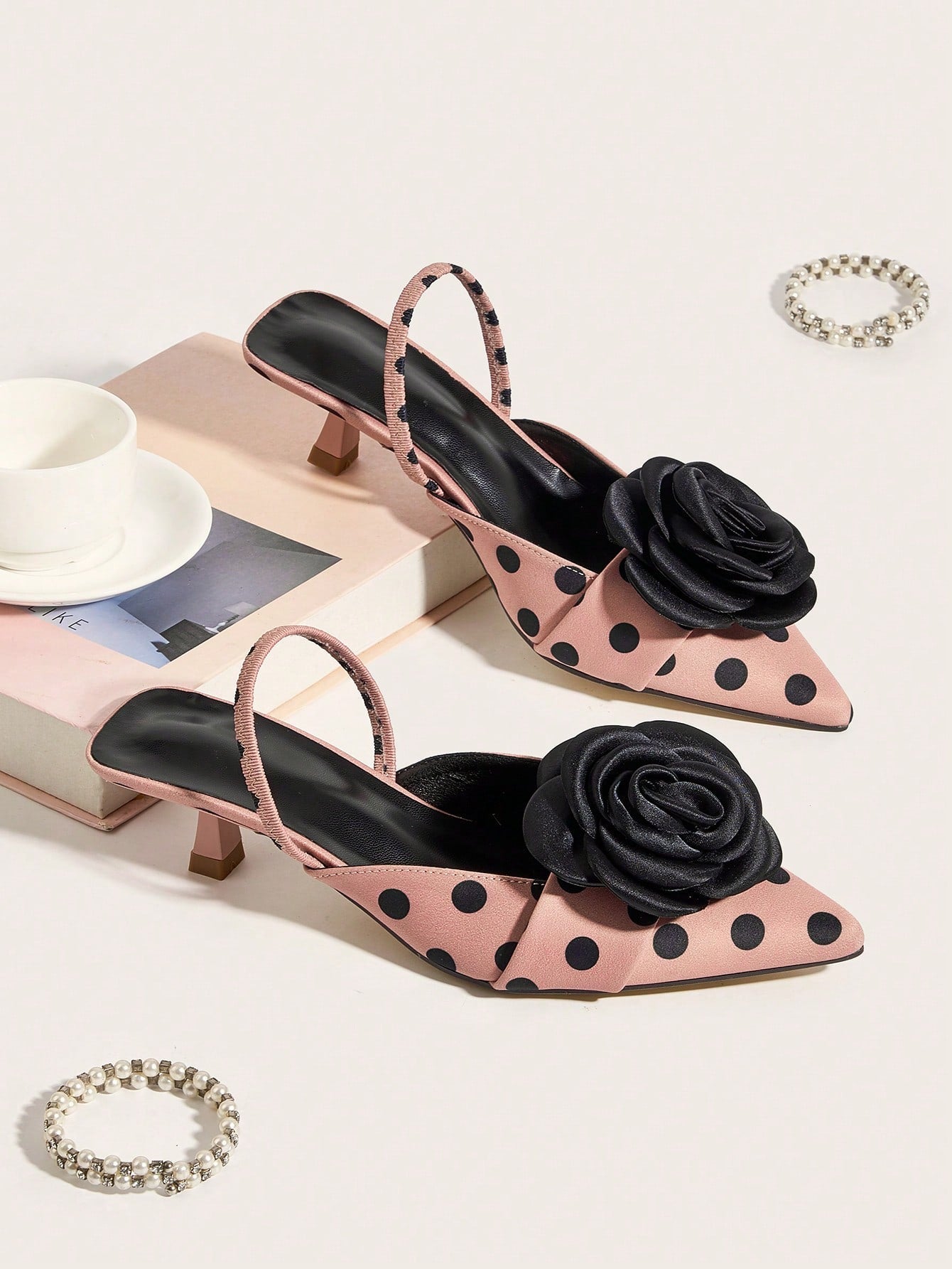 Women's Pointed Toe Elegant High Heel shein