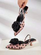 Women's Pointed Toe Elegant High Heel shein