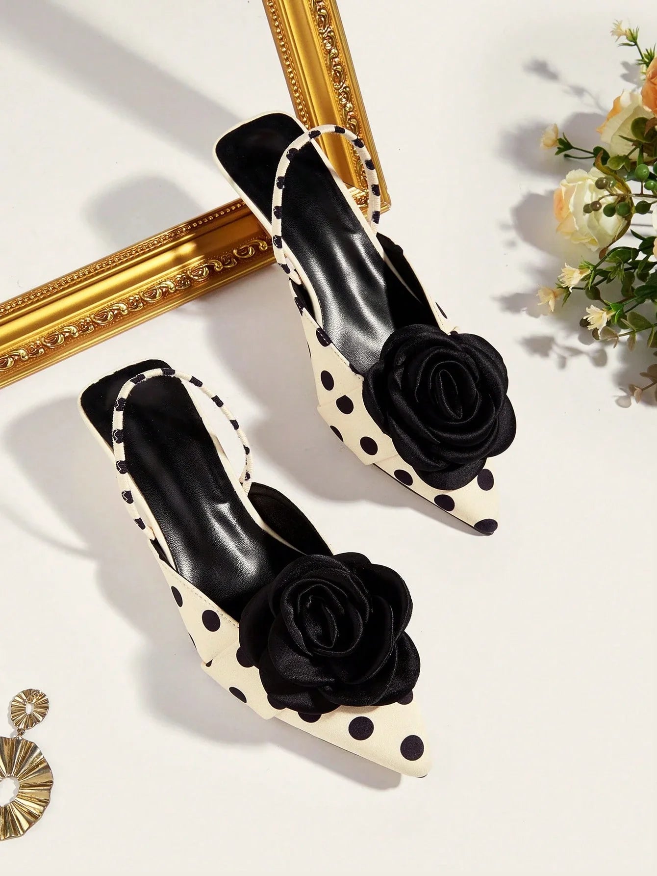 Women's Pointed Toe Elegant High Heel shein