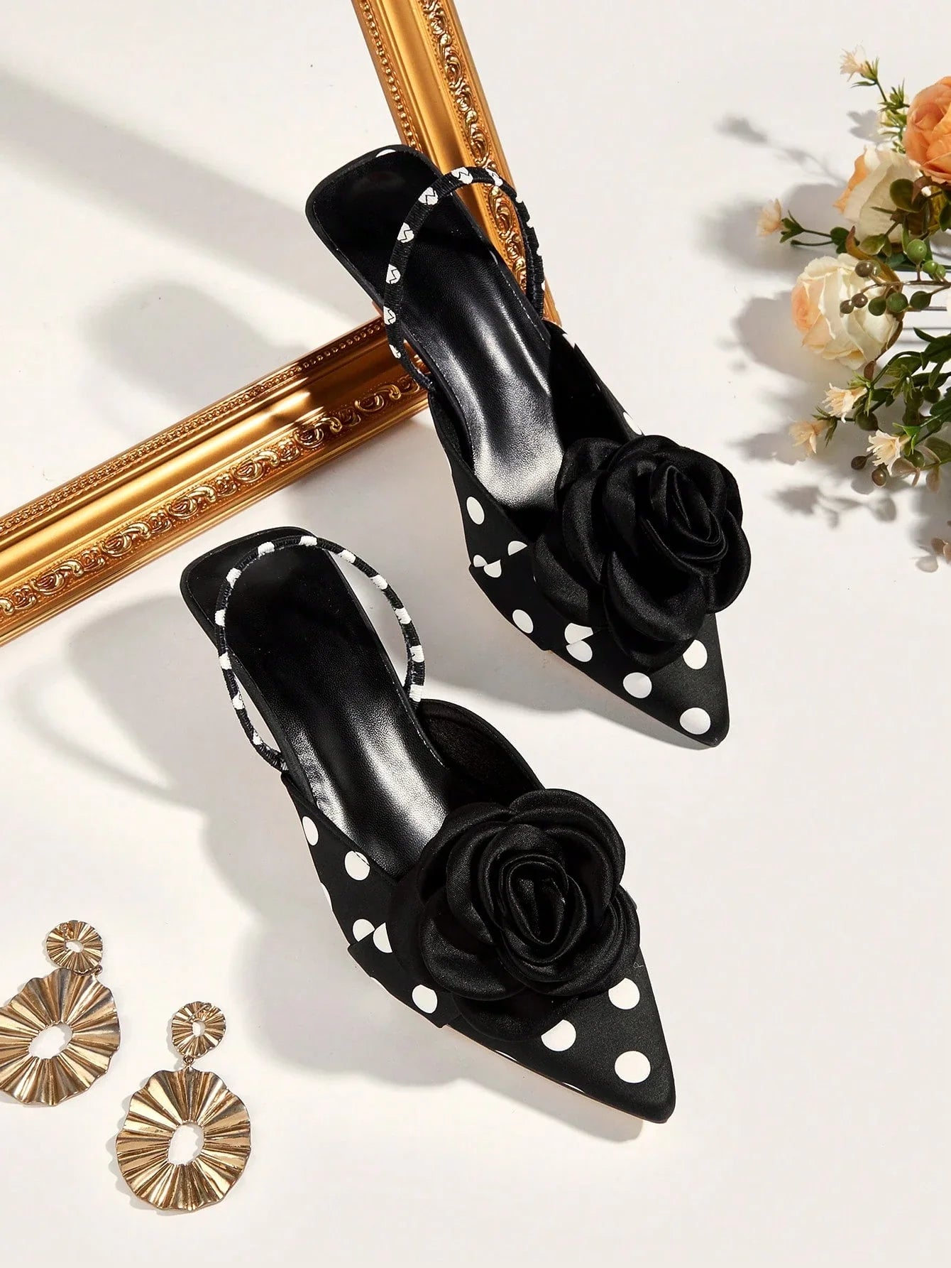 Women's Pointed Toe Elegant High Heel shein