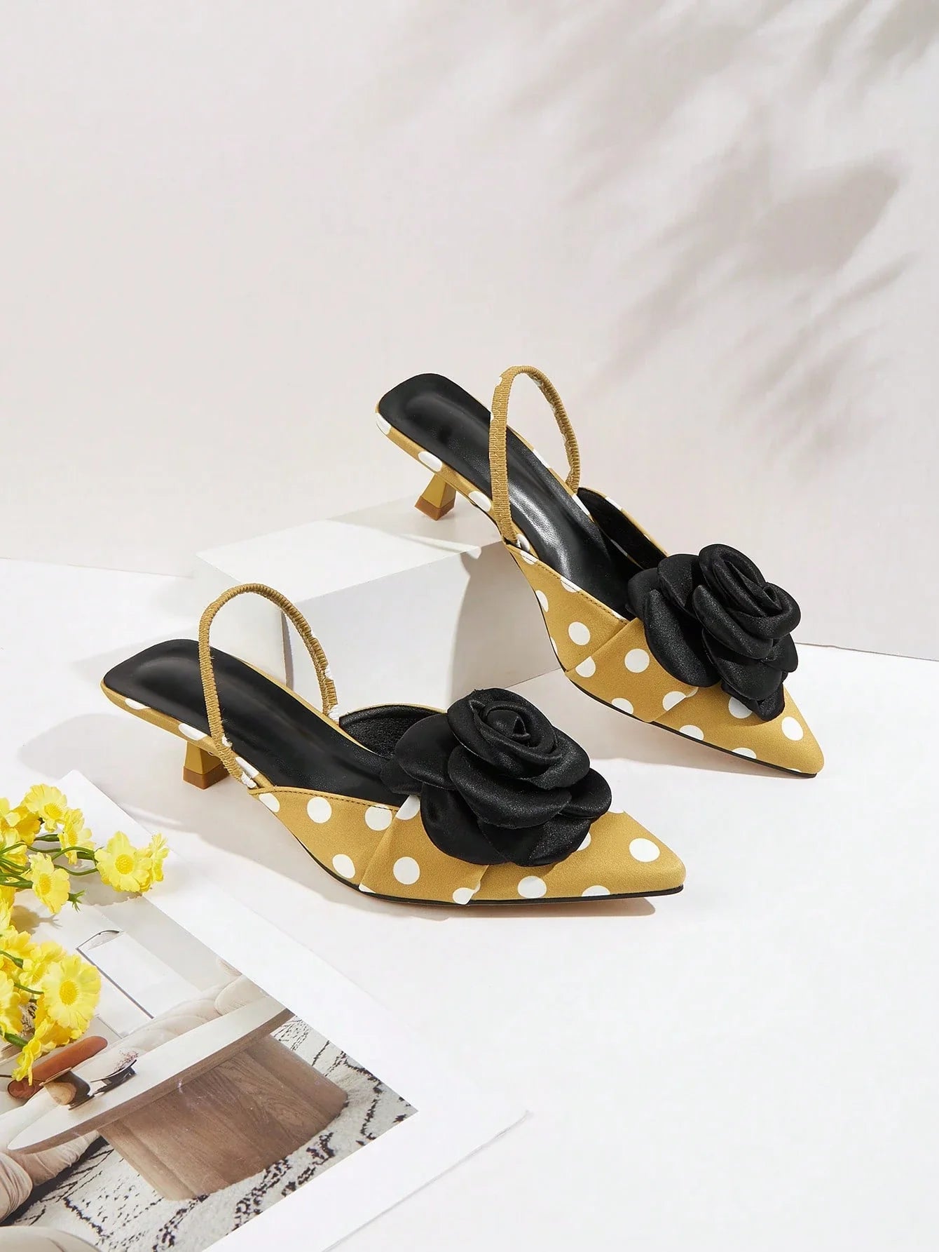 Women's Pointed Toe Elegant High Heel shein