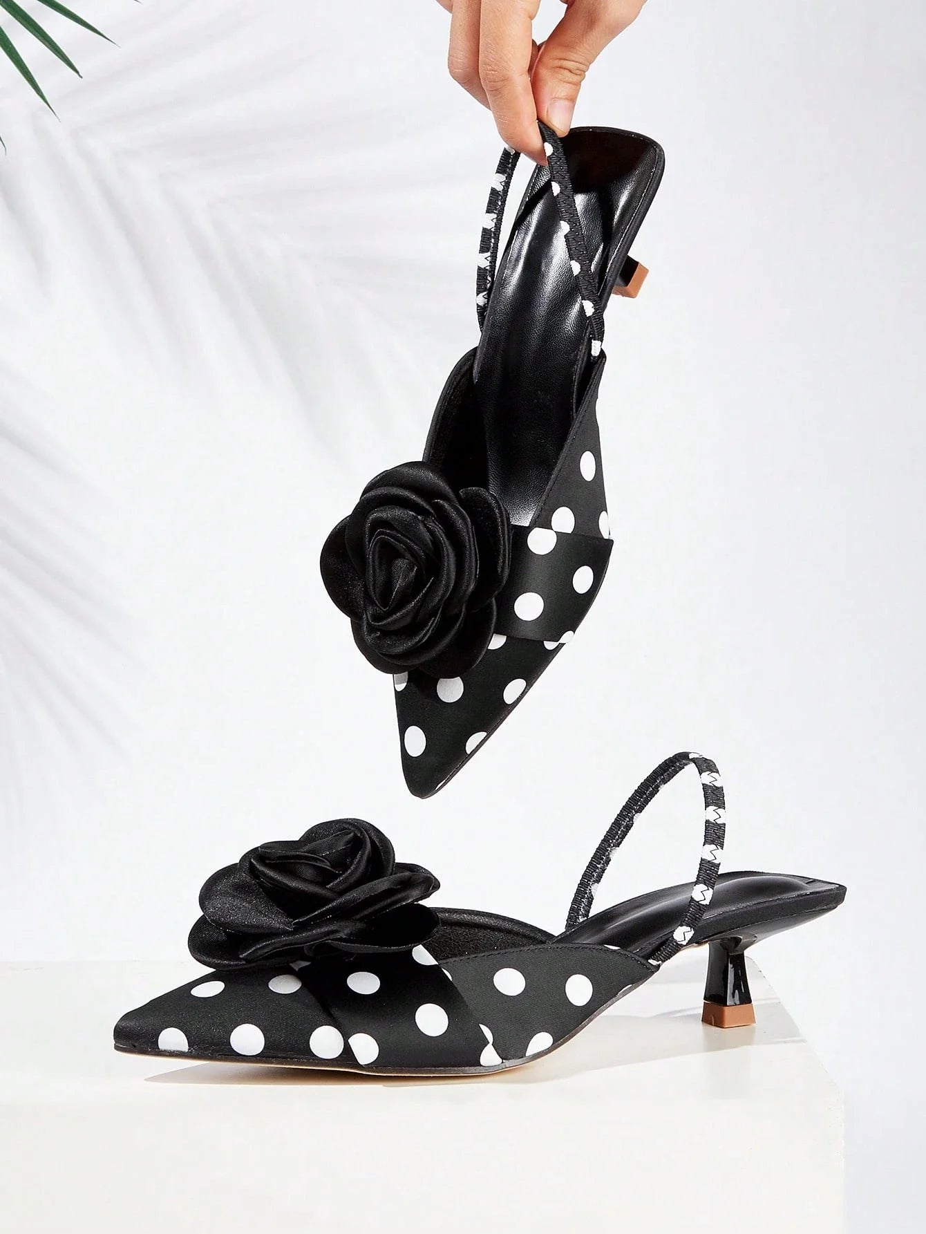 Women's Pointed Toe Elegant High Heel shein