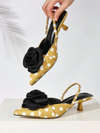 Women's Pointed Toe Elegant High Heel shein