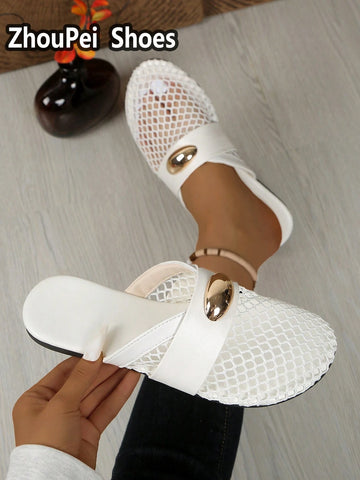Women's Summer Lace Hollow Flat Shoes