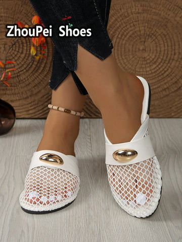 Women's Summer Lace Hollow Flat Shoes