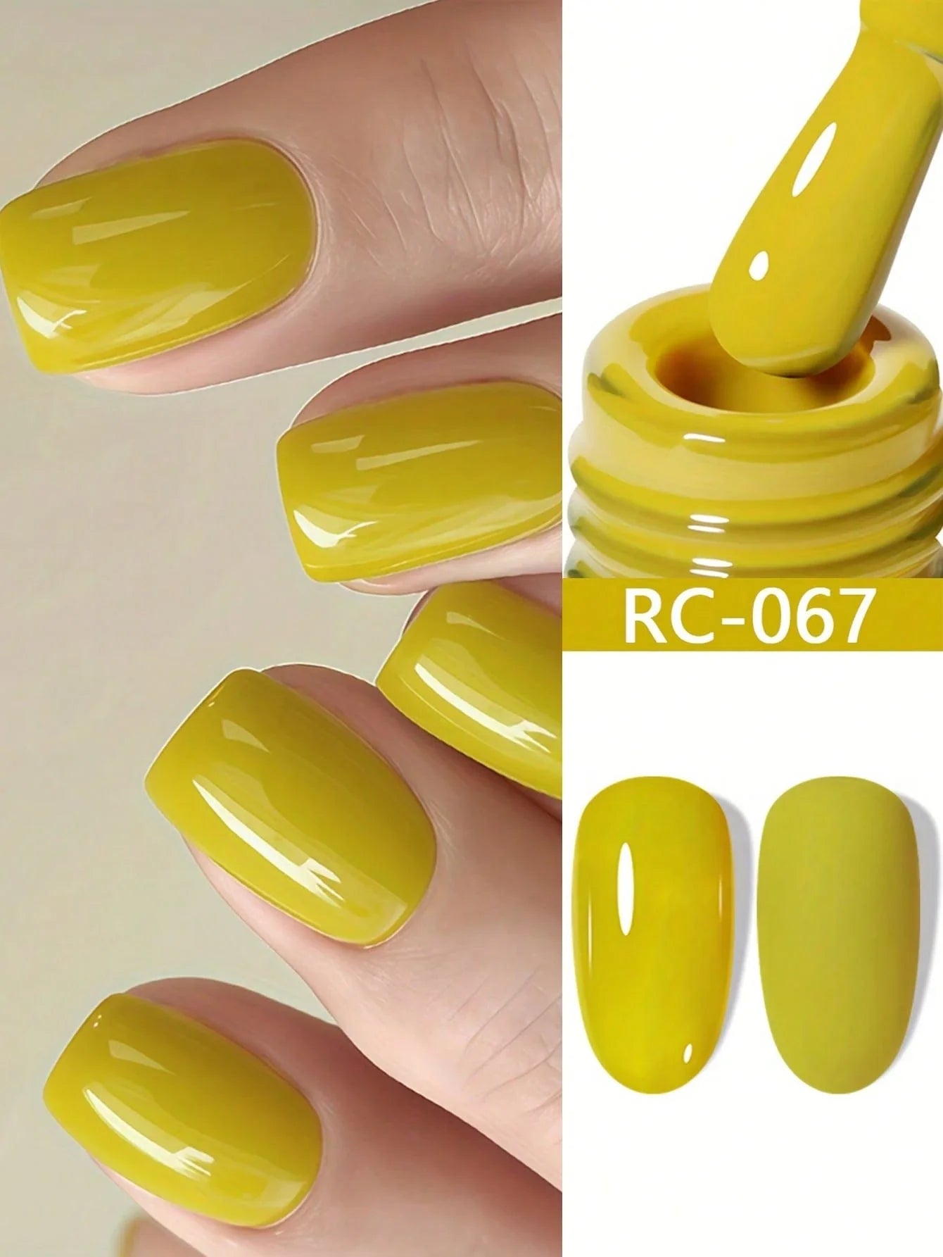 XEIJAYI 1pc 15Ml Nail Gel Polish For Manicures Semi Permanent Soak Off Uv Gel Nail Varnish shein