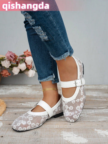Round Toe Synthetic Mesh Breathable Sandals