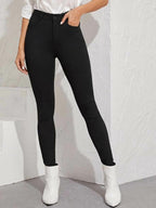 High-Rise Skinny Jeggings Shein
