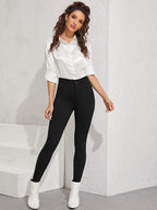 High-Rise Skinny Jeggings Shein