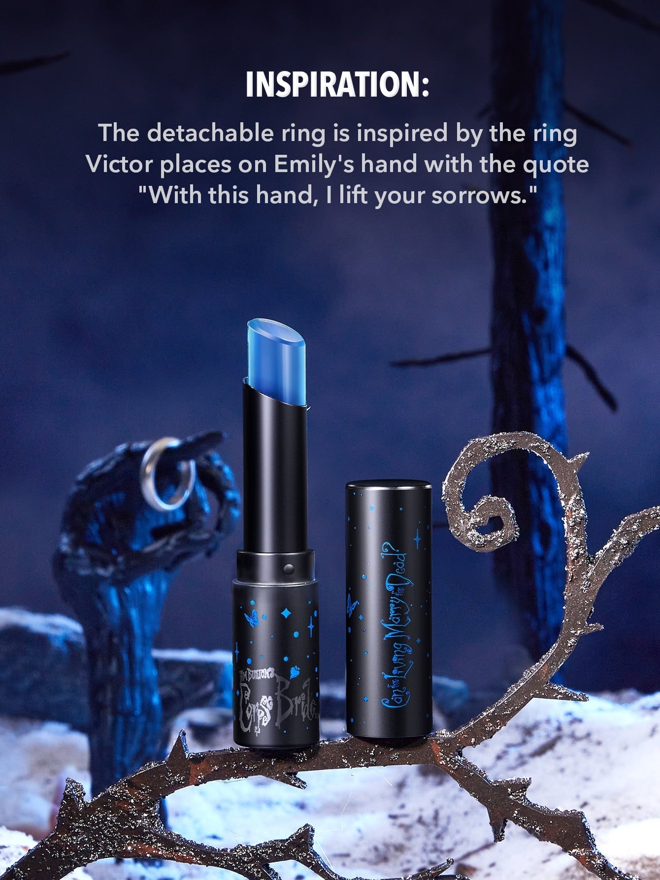 Corpse Bride Collection Ethereal Glow Lip Balm SHEGLAM