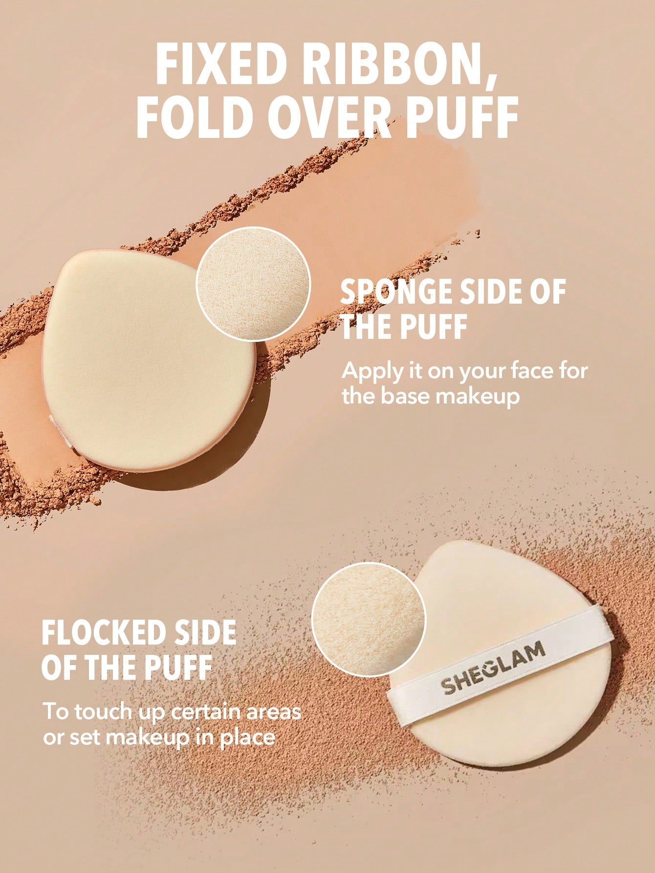 Skin-Focus High Coverage Powder Foundation-Cashew SHEGLAM