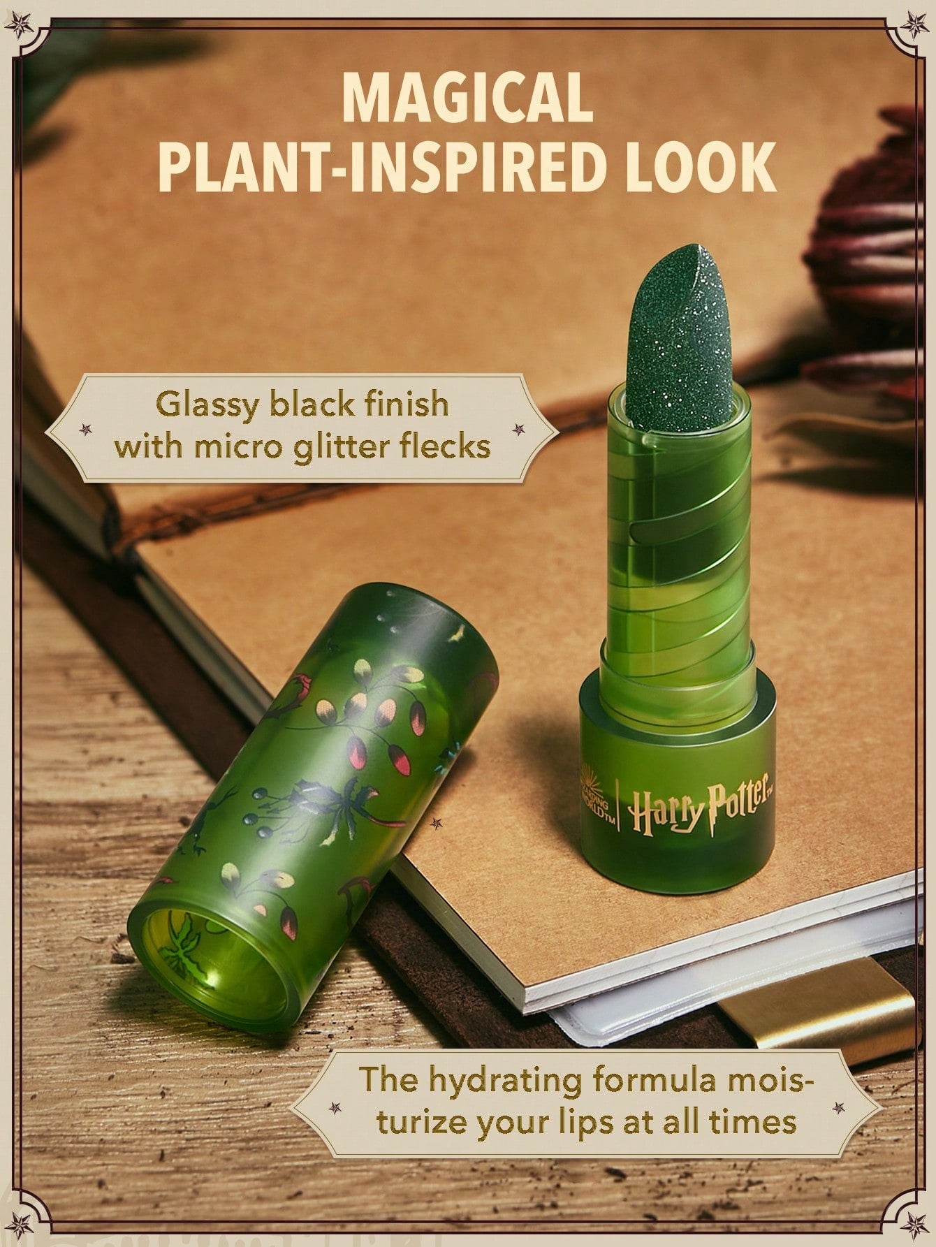 Harry Potter™ Gifted Herbologist Glitter Lipstick SHEGLAM