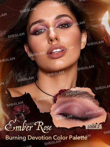 Ember Rose Burning Devotion Color Palette SHEGLAM