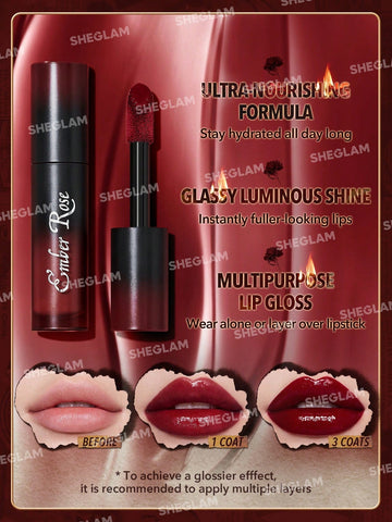 Ember Rose Immortal Love Nourishing Lip Gloss-Everlasting SHEGLAM