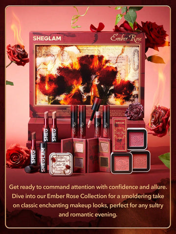 Ember Rose Burning Devotion Color Palette SHEGLAM