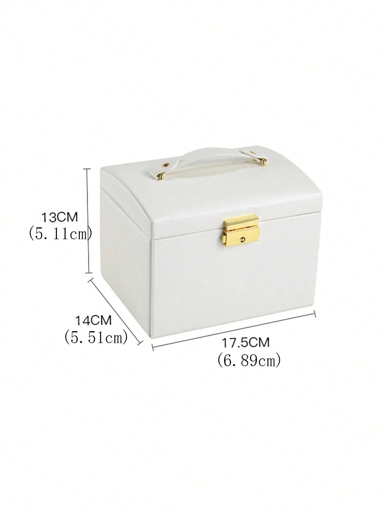 1PC Luxury PU Leather Drawer Jewelry Boxes Shein