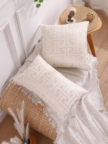 1pc Geometric Pattern Cushion Cover Shein