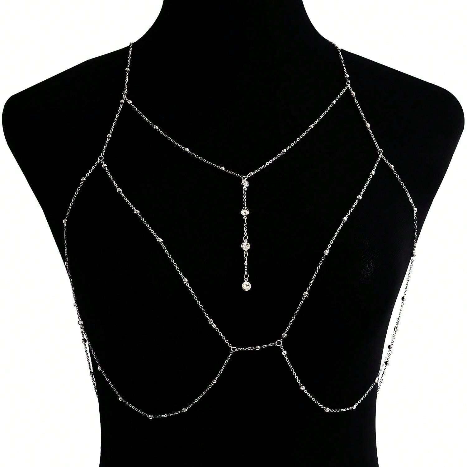 1pc Sexy Chain Decorated Body Jewelry For Women Shein