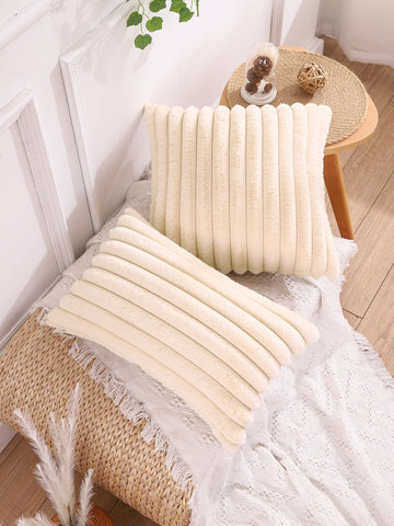 1pc Solid Color Cushion Cover Shein