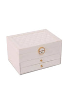 1pc Three-layer Large Capacity Jewelry Box For Necklace, Earring, Ring And Other Accessories Storage Shein