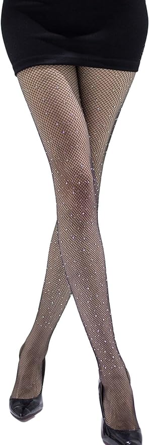 High Waisted Sheer Stockings Pantyhose Fishnet Stockings shein