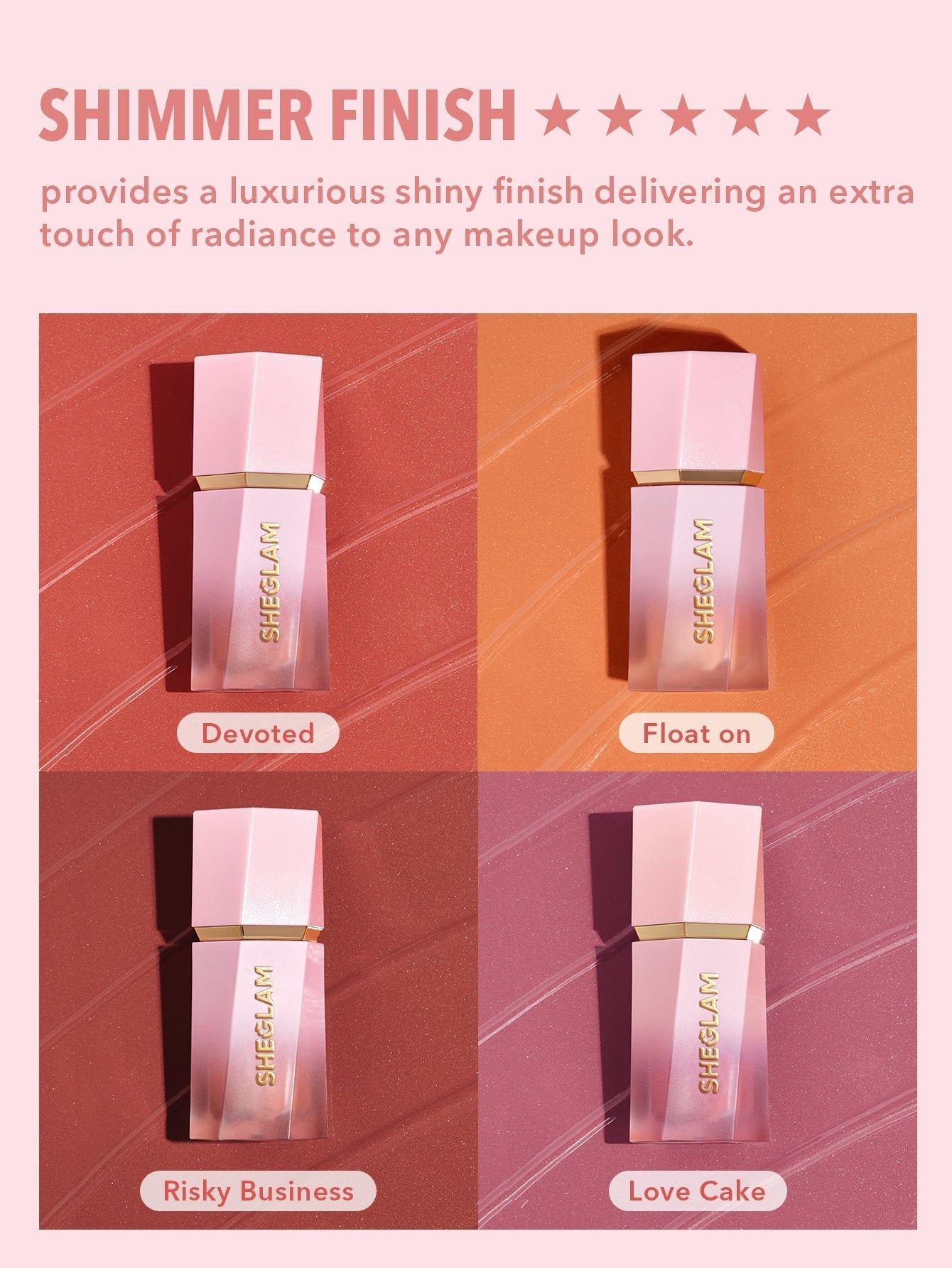 Color Bloom Dayglow Liquid Blush Shimmer Finish SHEGLAM