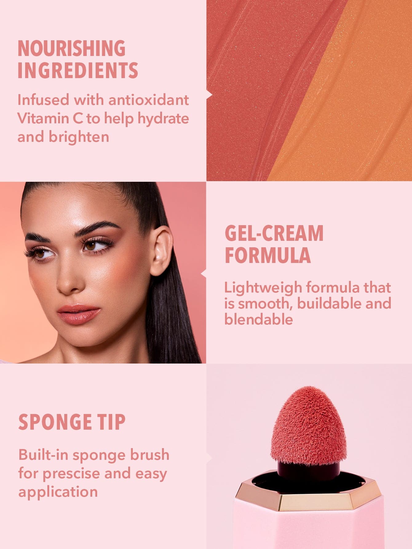 Color Bloom Dayglow Liquid Blush Shimmer Finish SHEGLAM