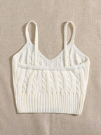 Essnce Cable Knit Cami Top Shein