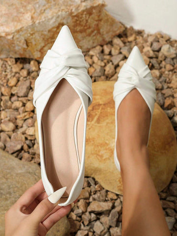 Fashionable Women's Pointed Toe Flat Shoes Shein