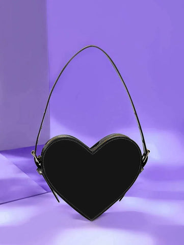 ICON Minimalist Heart Shaped Novelty Bag Shein