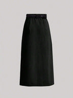 MOD Women's Button Decorated Skirt Shein